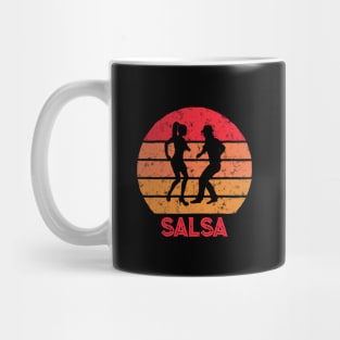 Salsa Sunset Dancing Design Mug